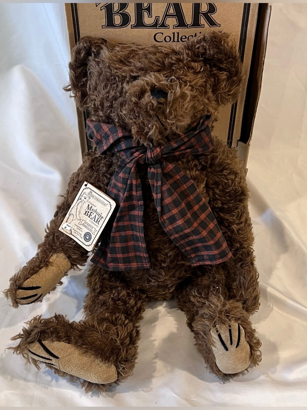 Boyds Bears Jackson R Bearington Mohair Bear